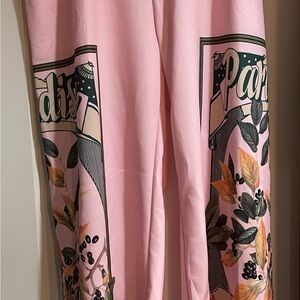 Ashley Stewart Pink Wide Leg Pants